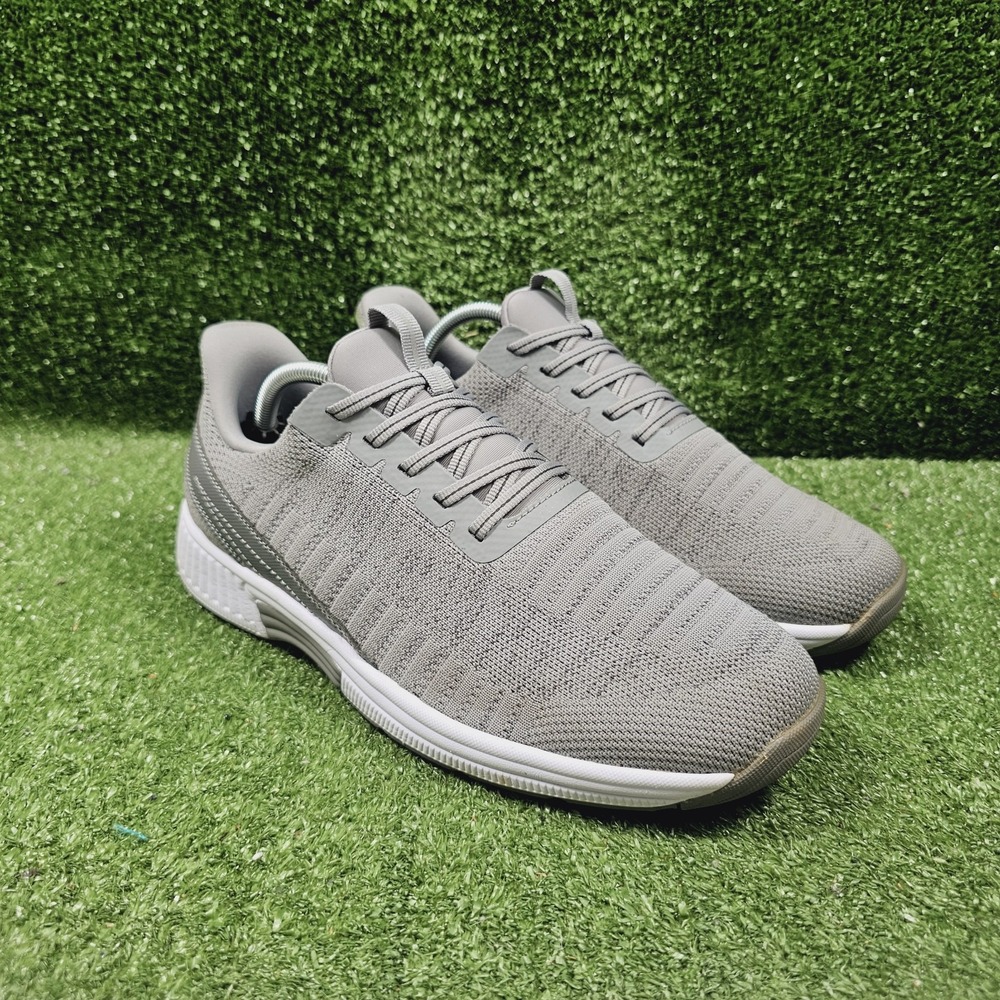 Orthofeet 20013 Yari Grey Knit Athletic Comfort Sneakers Mens Size 10 EE